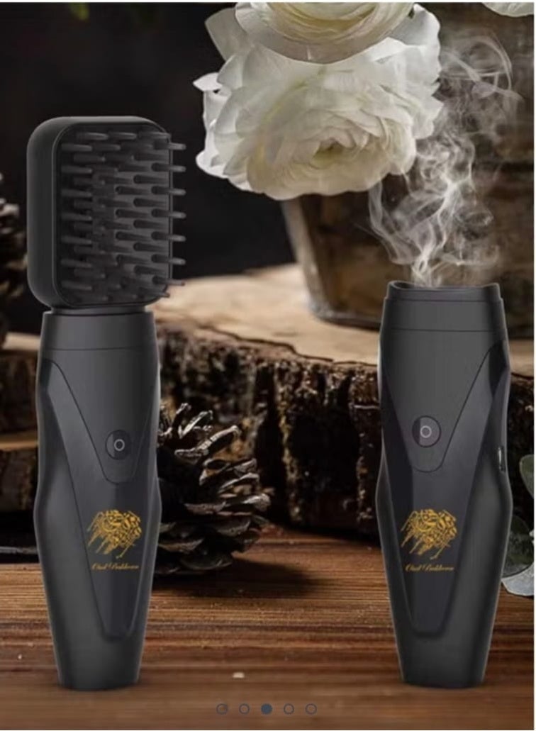 بخور مبخرة الشعر الذكية مبخرة الكترونية ذات مشط محمولة متعددة الاستخدام مع منفذ شحن USB - Image 2